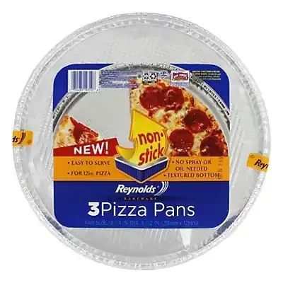 Reynolds Non-Stick Pizza Pans 3 Count Pans