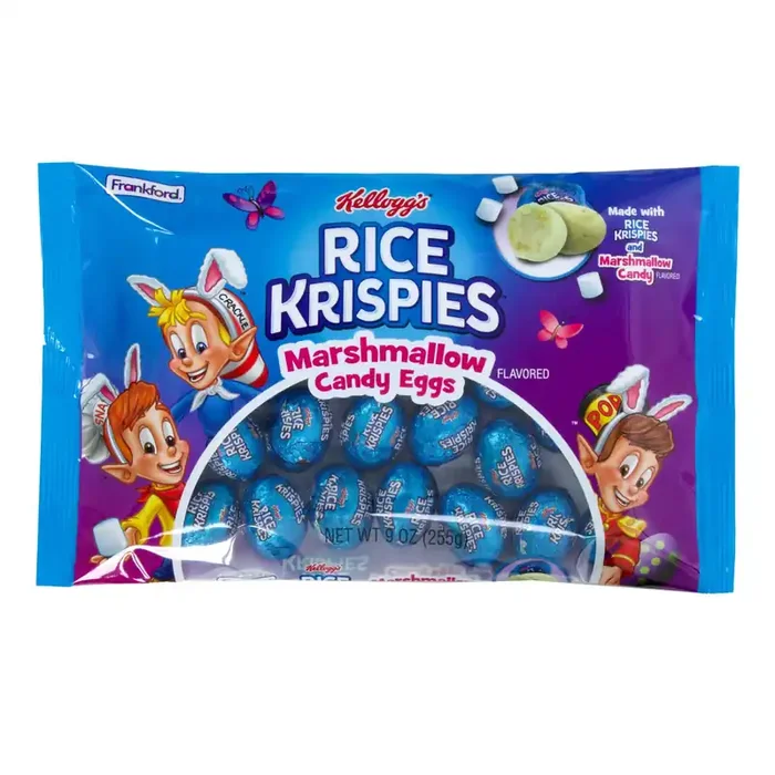 Rice Krispies Marshmallow Flavored Foiled Eggs Bag – 9oz