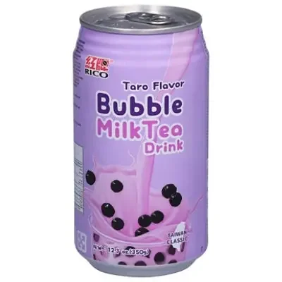 Rico Bubble Taro Milk Tea Drink – 12.3 oz
