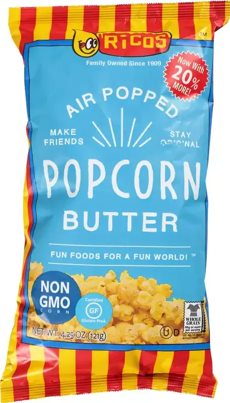 Rico‘s Air Popped Butter Popcorn 4.25 oz