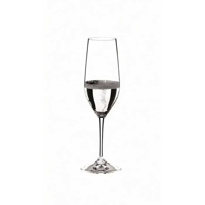 Riedel 9oz 4pk Crystal Vivant Champagne Flutes Scratch-Resistant, Dishwasher-Safe, Clear Drinkware for Cold Beverages