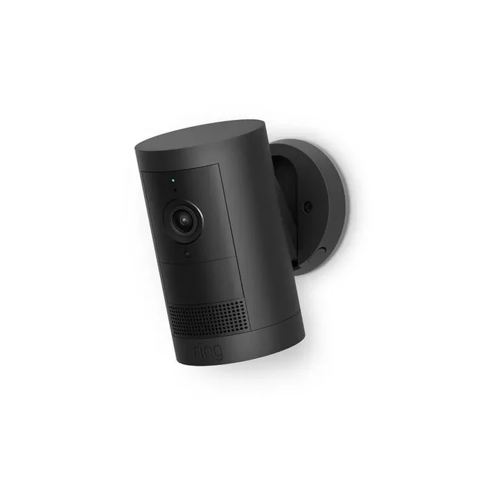 Ring Outdoor Cam Plus Battery 2K Video with Low-Light Vision and Flexible Mounting – Black