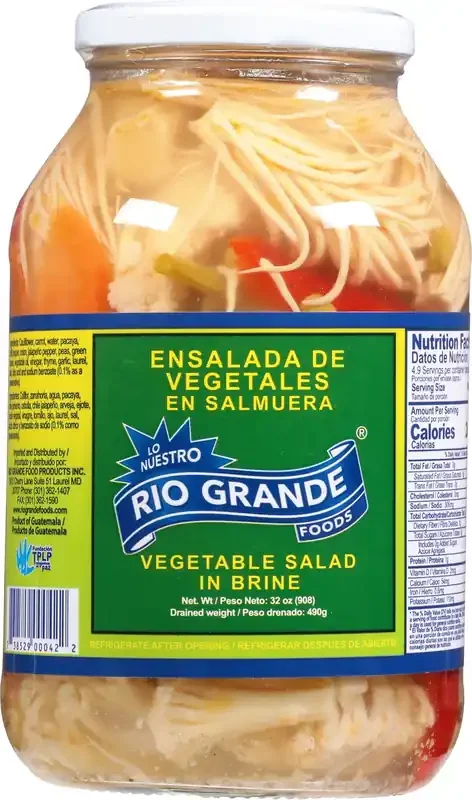 Rio Grande Vegetable Salad in Brine – 32 oz