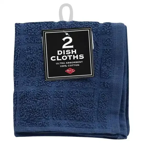 Ritz Federal Blue Dish Cloths 2 Each