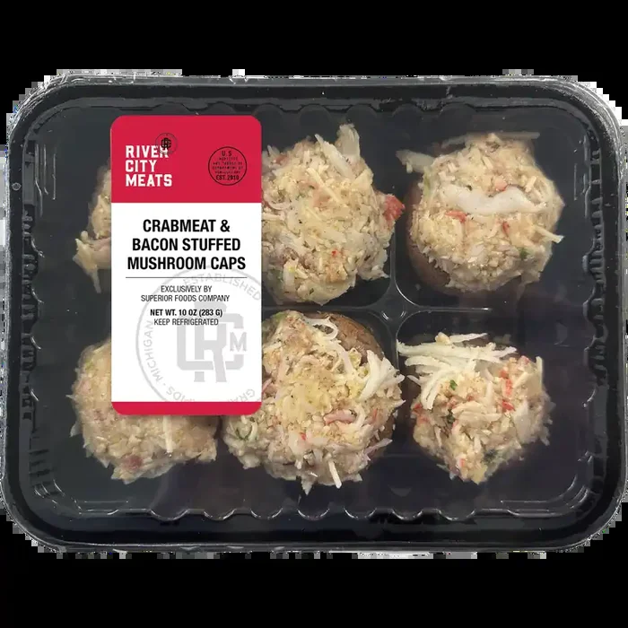 River City Meat Crab/Bacon Stuff Mushroo