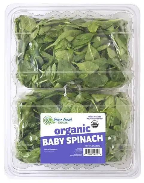 River Fresh Farms Organic Baby Spinach