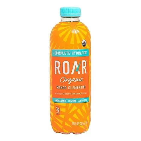 Roar Organic Electrolyte Infusions Mango Clementine – 18 Fl. Oz.