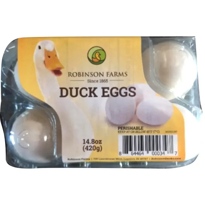 Robinson Farm Duck Eggs Retail 18 Pk