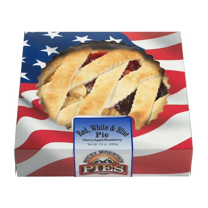 Rocky Mountain Pies Red White & Blue Pie – 8″