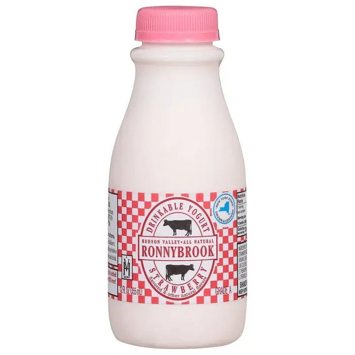 Ronnybrook Farms Drinkable Strawberry Yogurt