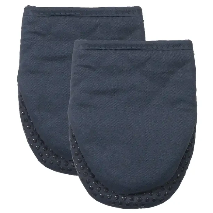 Room & Retreat 2pk Silicone Grabber Mitt Midnight, 5.6 in x 7.5 in