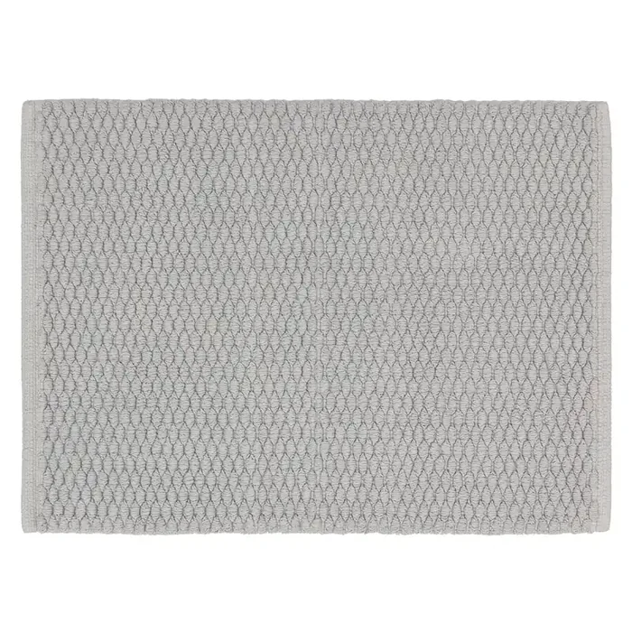 Room & Retreat Cotton Low Loop Bath Rug Lt Gray 17″ x 24″