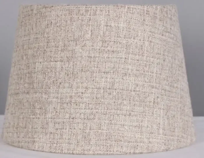 Room & Retreat CREAM TEX MOD DRUM SHADE