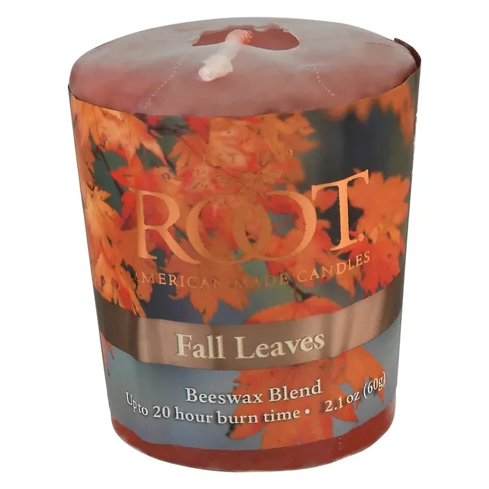 Root Candle, Fall Leaves Votive