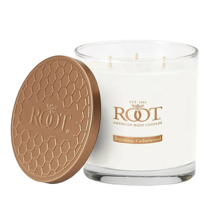 Root Candles Japanese Cedarwood Hive 3-WIck Candle