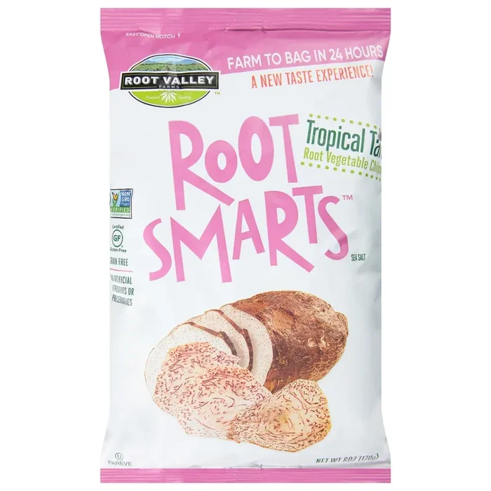Root Smarts Tropical Taro Sea Salt Root Vegetable Chips 6 oz