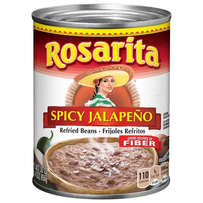 Rosarita Spicy Jalapeno Refried Beans 30 oz