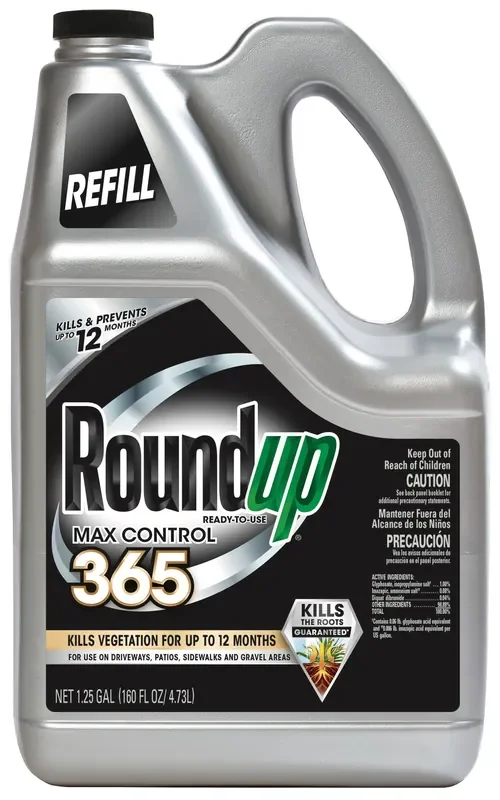 Roundup Max Control 365 1.25 -Gallon Refill Pre-Emergent Weed and Grass Killer