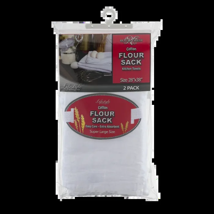 Royal Crest Cotton Flour Sack Kitchen Towels