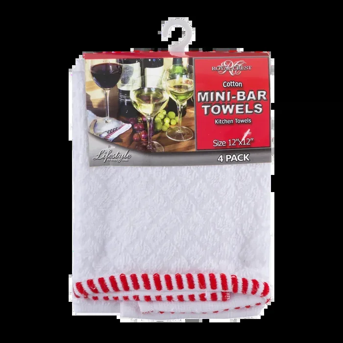 Royal Crest Cotton Minibar Towels