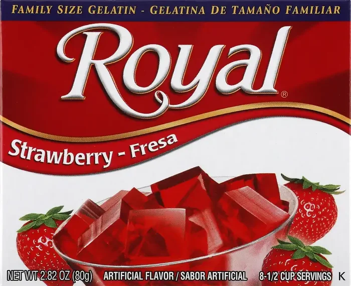 Royal Family Size Strawberry Gelatin Family Size 2.82 oz