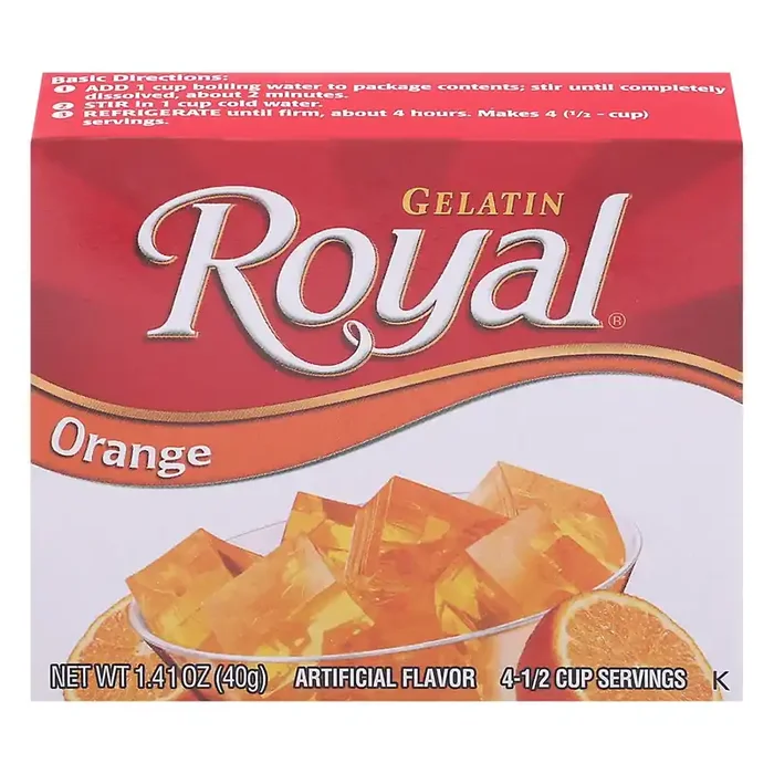 Royal Orange Gelatin 1.41 oz Box