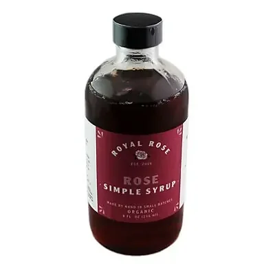 Royal Rose Rose Simple Syrup- 8 oz