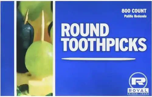 Royal Round Toothpicks 800Ct