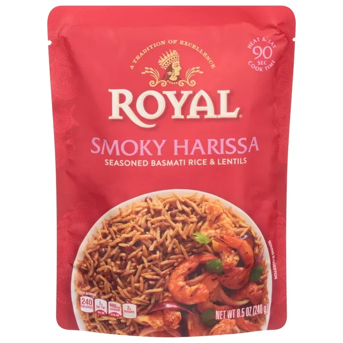 Royal Seasoned Smoky Harissa Basmati Rice & Lentils 8.5 oz