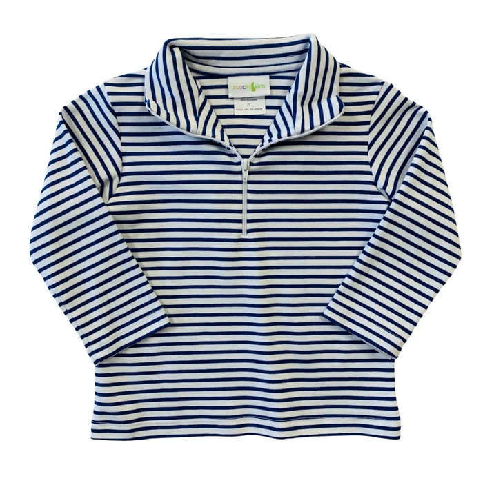 ROYAL STRIPE QUARTER ZIP