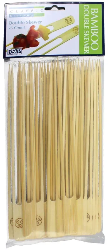 Rsvp Set Skewer Bamboo Prong Double