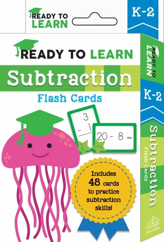 Rtl Flashcard K2 Subtract By Editors Of Silver Dolphin