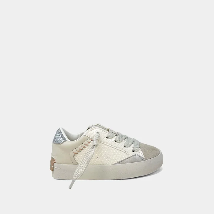 Ruby Toddler Sneaker – Bone Snake