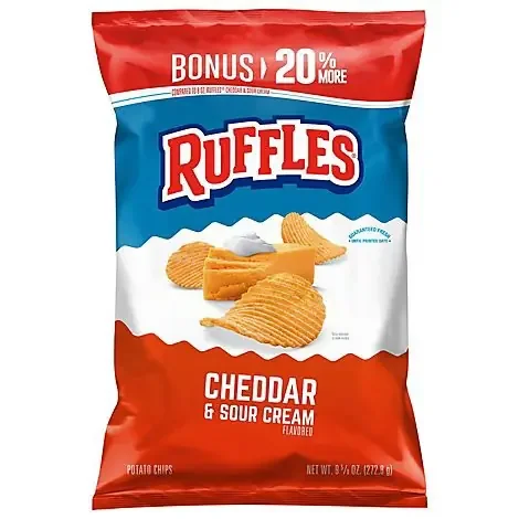 Ruffles Cheddar Sour Cream 9.625oz – 9.625 OZ