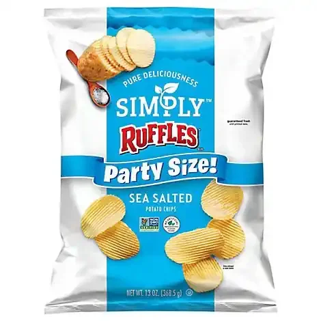 Ruffles Simply Sea Salt Potato Chips- 13 oz