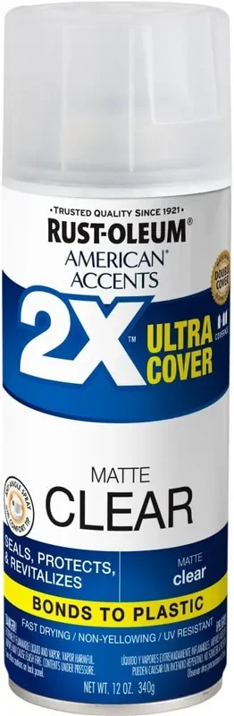 Rust-Oleum American Accents 2X Ultra Cover Matte Spray – Clear