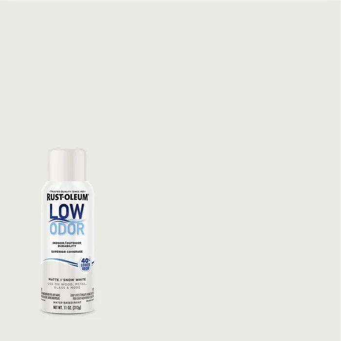 Rust-Oleum Rust-Oleum Low Odor Matte Spray Paint-388286. 11 ounce, Snow White