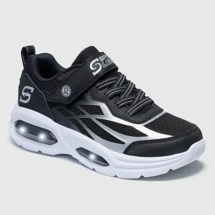 S Sport By Skechers Boys‘ Hudson Sneakers – Black 4
