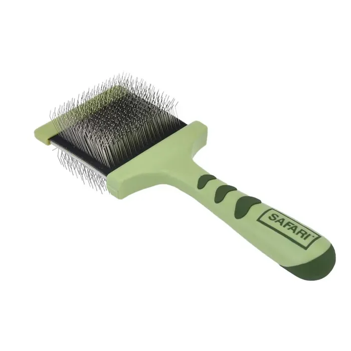 Safari by Coastal Dog Flexible Slicker Brush, No Color, Small (7.75″ L x 2.5″ W)