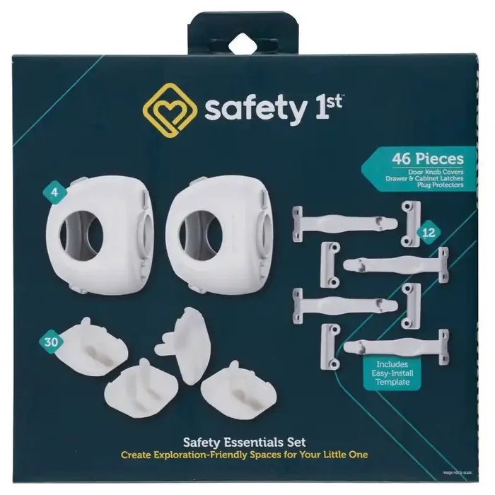 Safety 1st Safety Essentials Childproofing Kit – White 46pc