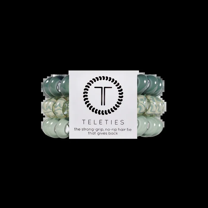 SAGE SWIRL LARGE TELETIES