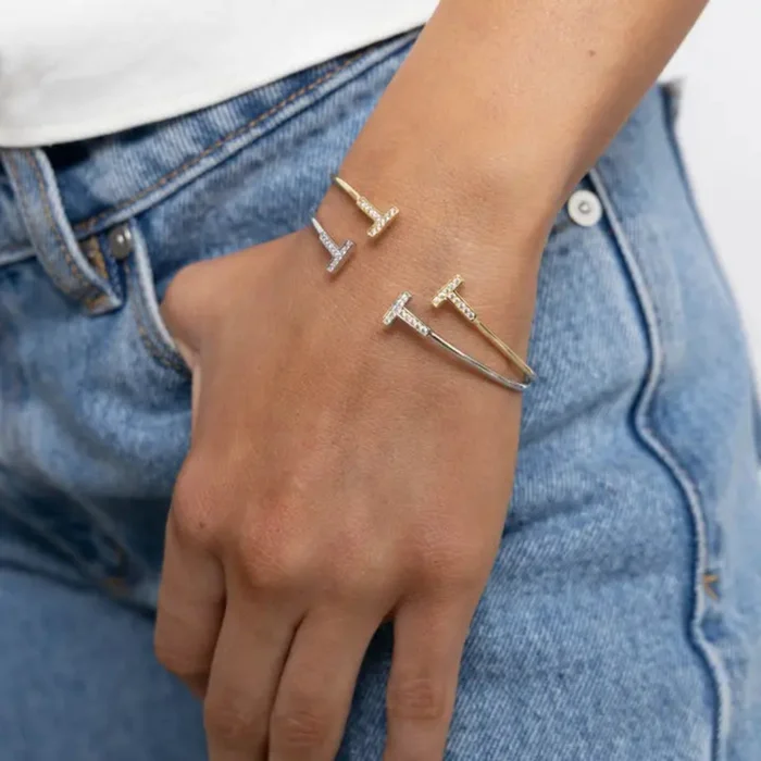 Sahira Nellie T Cuff Bracelet
