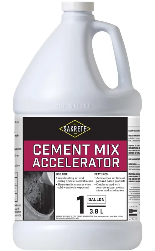 Sakrete Accelerator 1-Gallon Gray Mix Accelerator