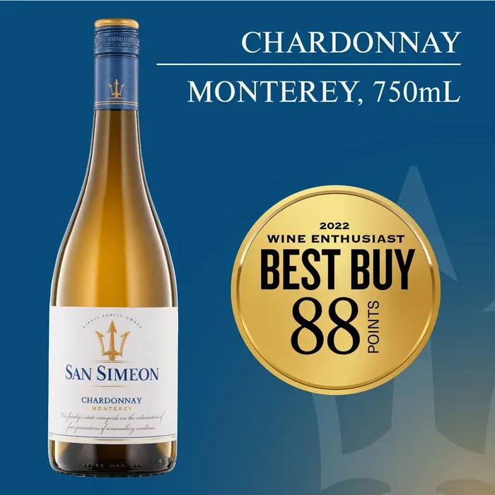 San Simeon Monterey Chardonnay White Wine 750 ml