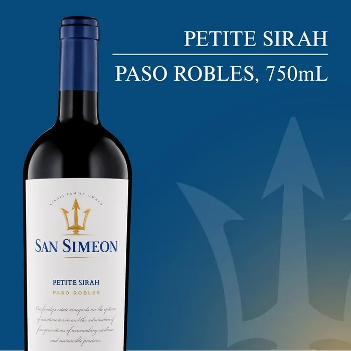 San Simeon Paso Robles Petite Sirah Red Wine 750 ml