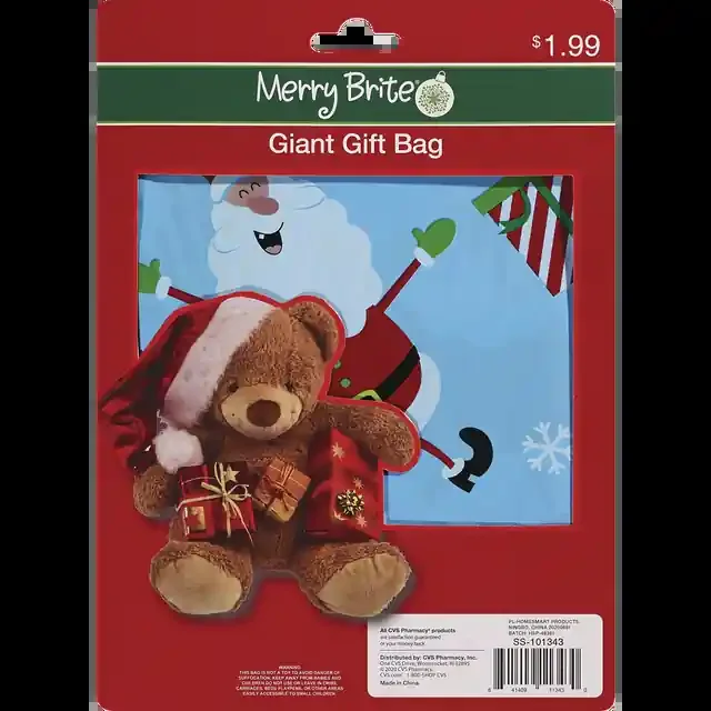 SANTAS STUDIO Christmas Jumbo Gift Bag