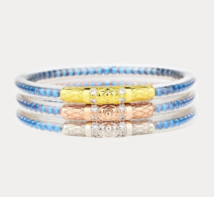 Sapphire Three Queens All Weather Bangles – BuDhaGirl