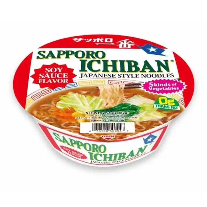 Sapporo Ichiban Soy Sauce Ramen Bowl