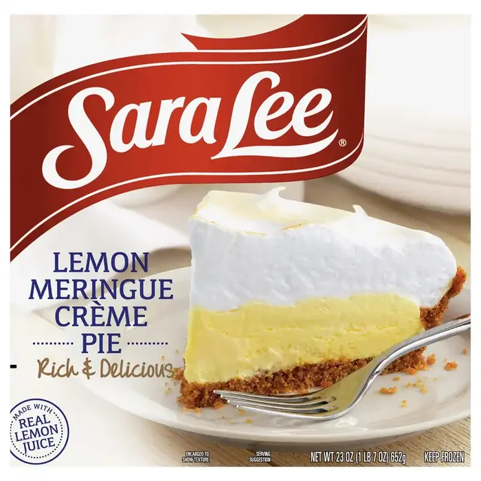 Sara Lee Crème Pie Lemon Meringue 23oz