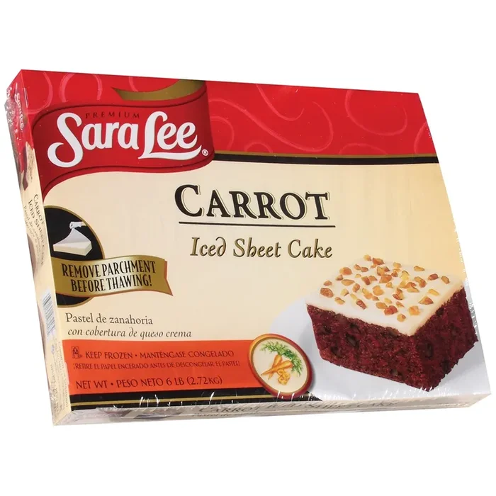 Sara Lee Iced Carrot Sheet Cake